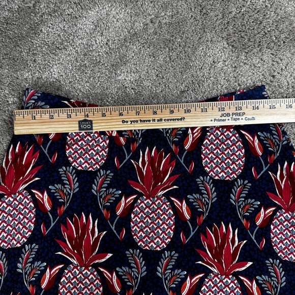 Boden Fluted Hem Jersey Knit Skirt Stretch Boho Bohemian Workwear Hippie Size 8 - Picture 4 of 7